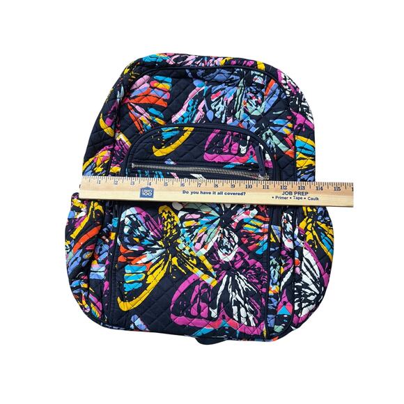 Vera Bradley Butterfly Flutter Campus XL Backpack Laptop Compartment Back Pack - Picture 7 of 8